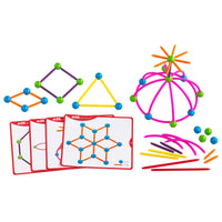 Skeletal Starter Geo Set – build 2D and 3D shapes STEAM toy for EYFS aged 3+ | edx education® UK