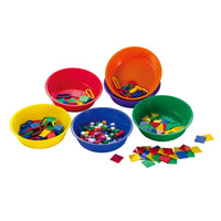 Coloured Sorting Bowls – toddler colour matching and counting toy for early years | edx education® UK